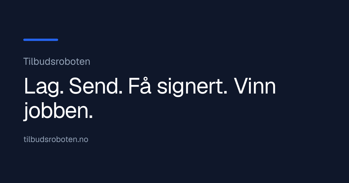 I built an app that lets Norwegian tradespeople create quotes directly from the job site